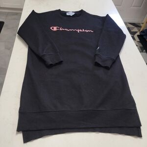 Champion long fleece lined sweat shirt / dress